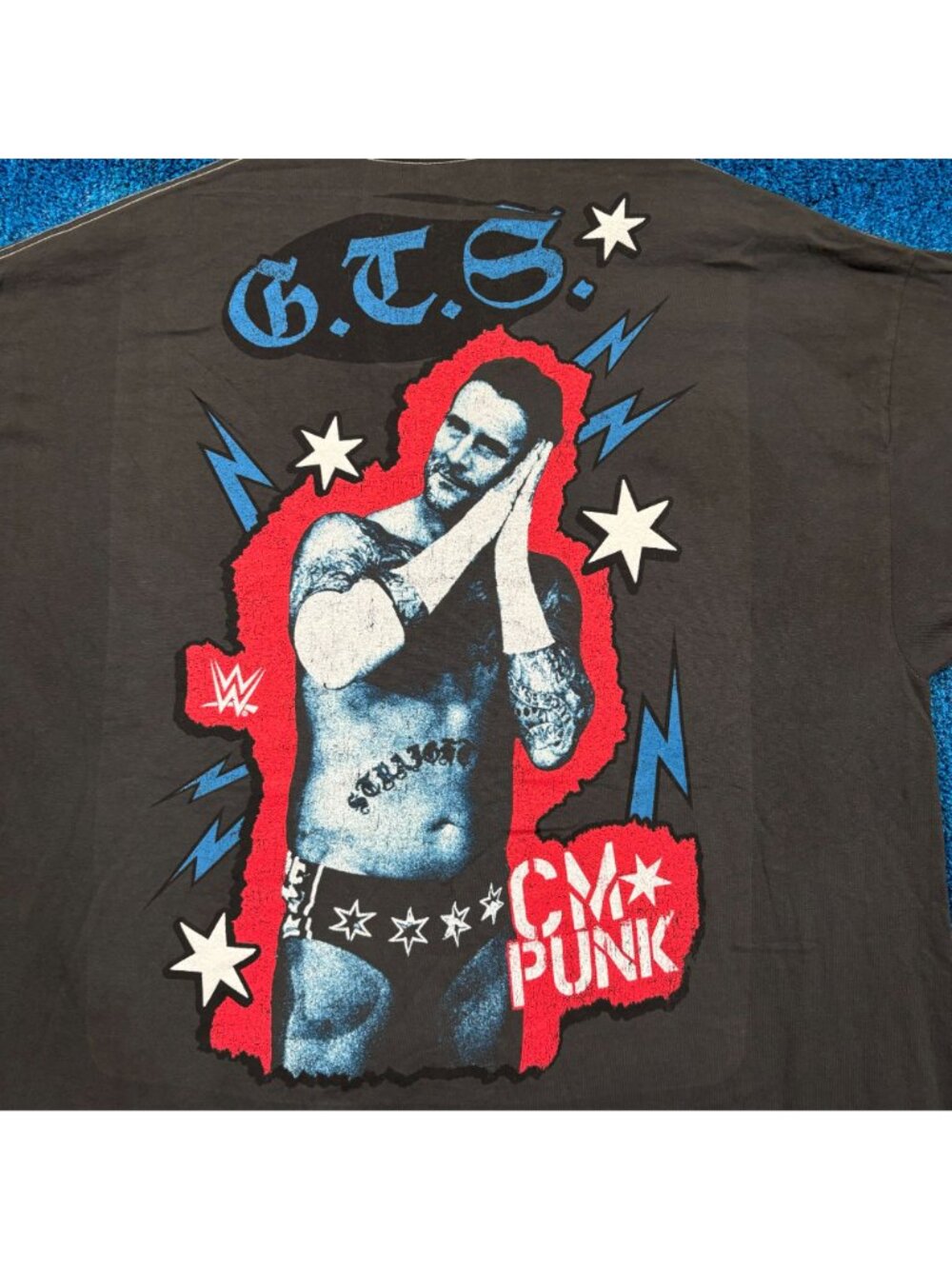 CM Punk Go To Sleep Best in the World WWE Superstar Tee 2X - Picture 2 of 5